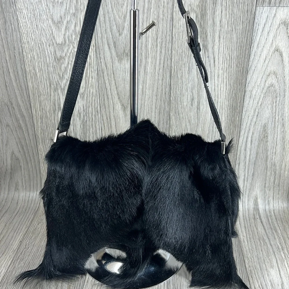CLEVER CARRIAGE COMPANY DEER HIDE HANDBAG